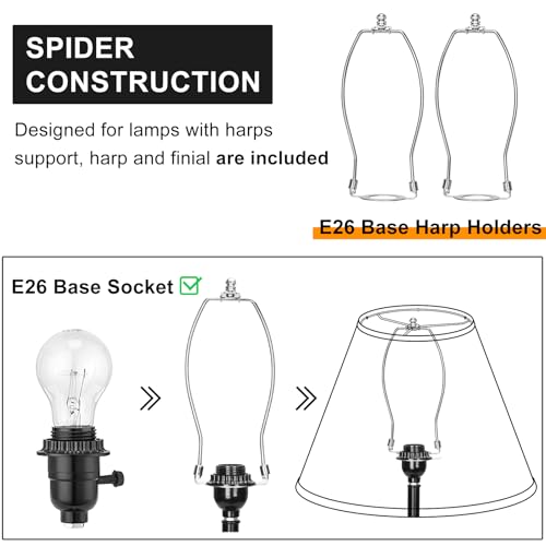 Empire Lamp Shades Set of 2 (2 Count)