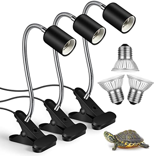 3 Set Reptile Heat Lamp UVA (3 Count)