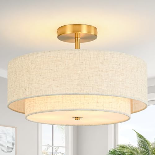 16" Semi Flush Mount Ceiling Light