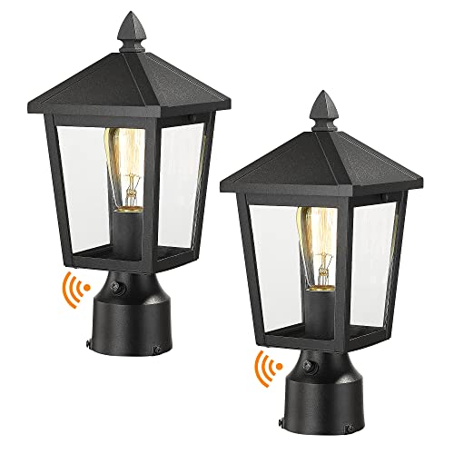 2 Pack Dusk to Dawn Outdoor Post Lights (2 Count)
