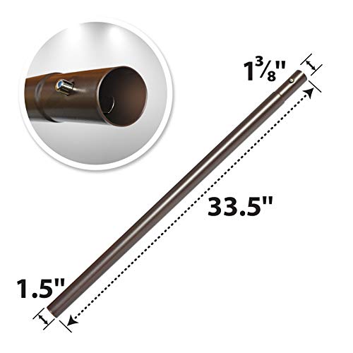Replacement Umbrella Lower Pole for Patio Umbrella