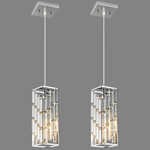 Chrome Pendant Lighting Modern Pendant Light (2 Count)