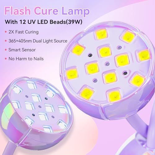 Cordless Gooseneck UV Nail Lamp for Gel