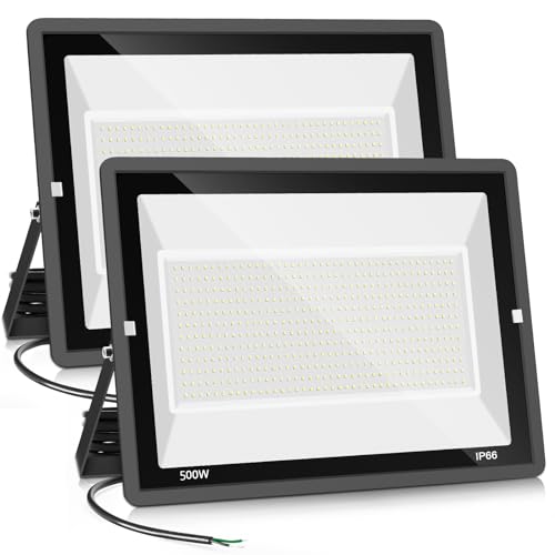 500W 2pack LED Flood Light Outdoor (2 Count)