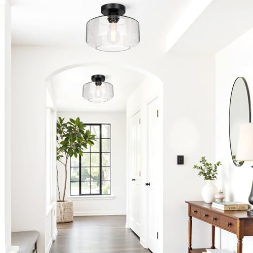 Industrial Semi Flush Mount Ceiling Light
