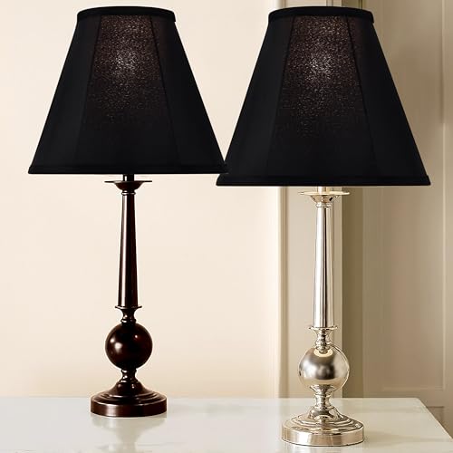 Black Bell Lamp Shades (2 Count)