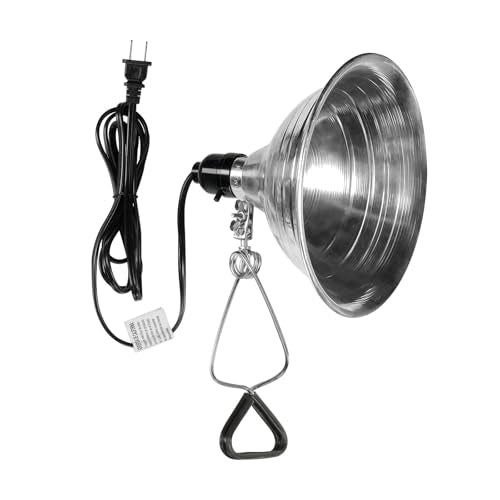 1 Pack Clamp Lamp Light with 8.5 Inch Aluminum Reflector up to 150W E26