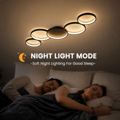 39.37 Inch Modern LED Ceiling Light Fixture