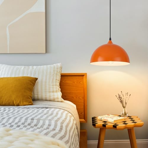 Orange Kitchen Pendant Lights (2 Count)