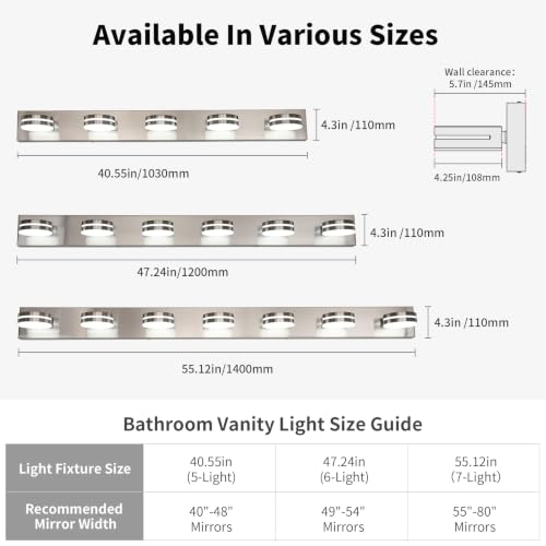 LED Modern Bathroom Vanity Light Fixtures 6