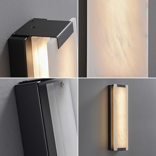 19.6" Alabaster Wall Sconce