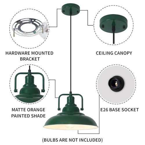 Farmhouse Pendant Light (2 Count)