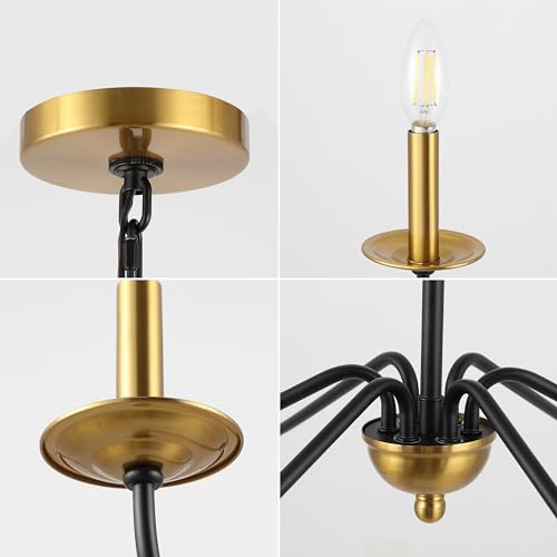 Wicklow 6 Light Farmhouse Chandelier 34.75"