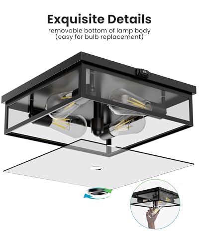 Caftersmark Outdoor Ceiling Light with Motion Sensor 14‘’