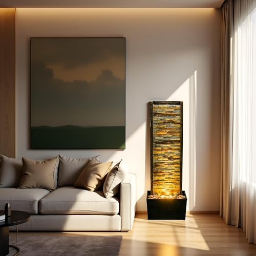 38 Inches Tall Indoor & Outdoor Water Fountain
