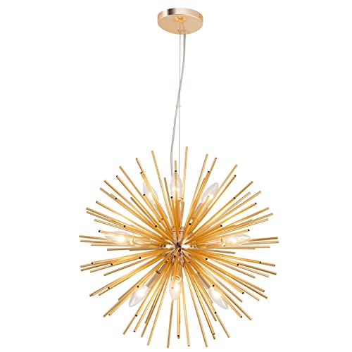Modern Gold Sputnik Chandeliers