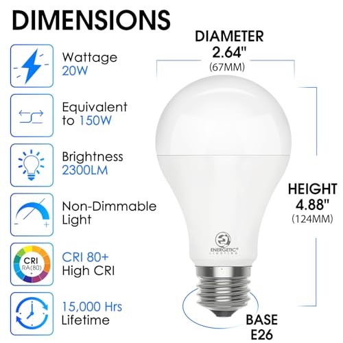 2 Pack 150 Watt LED Light Bulb (2 Count)