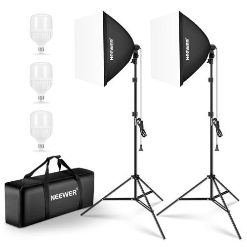 700W Equivalent Softbox Lighting Kit