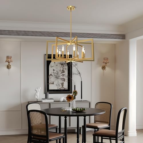 Modern Gold Chandelier