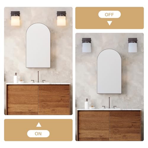 Modern Bathroom Light Fixtures Over Mirror