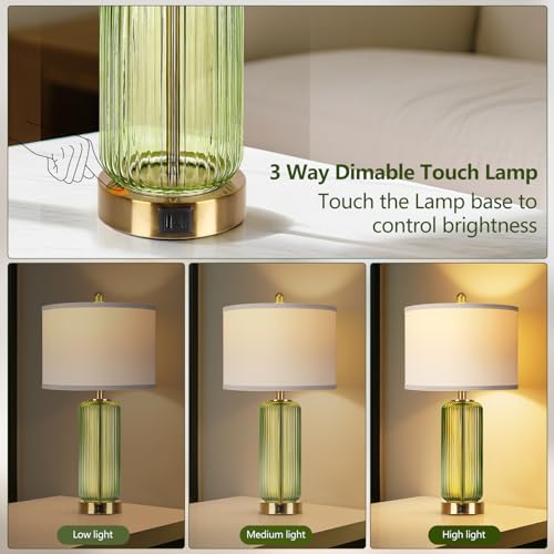 27" Touch Table Lamps (2 Count)