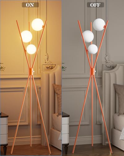 3 Globe Dimmable Tripod Floor Lamp (3 Count)