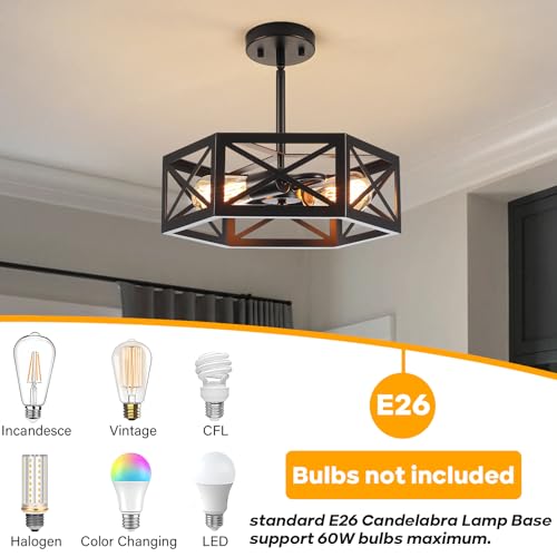 Semi Flush Mount Ceiling Light