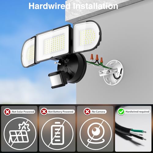 120W Smart Flood Light Outdoor (Black)