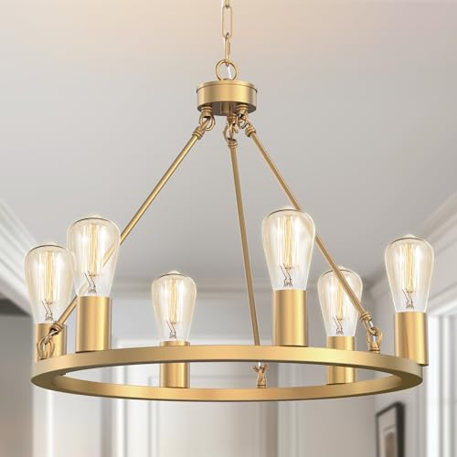 Wagon Wheel Chandelier (6 Count)