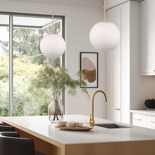 Ceres 14" Modern Globe Pendant Light for Kitchen Island