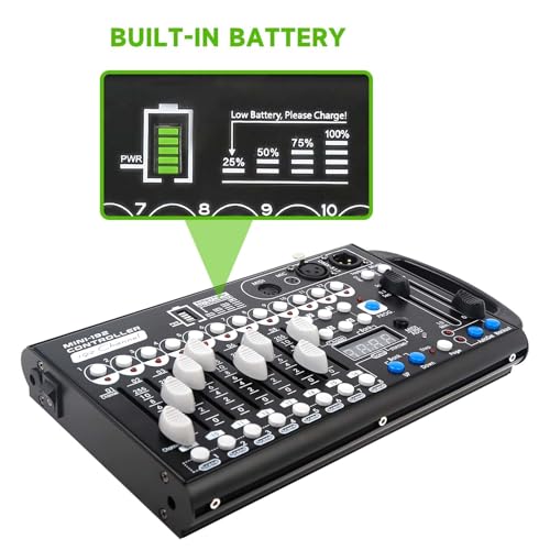 Battery DMX Controller with Midi