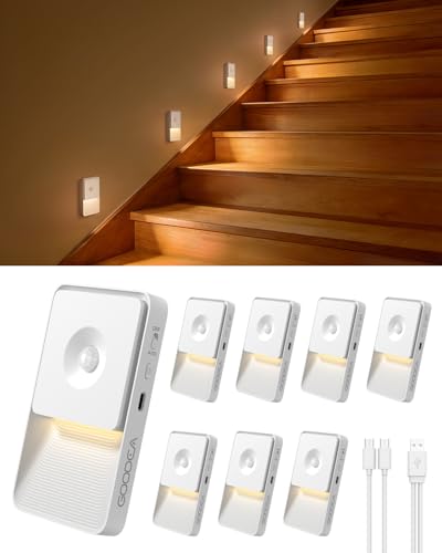 8 Pack Stair Lights Indoor