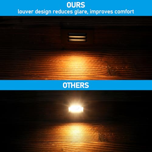 3 Pack 5CCT 120V LED Step Lights (3 Count)