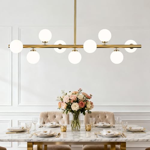 Mid Century Modern Globe Sputnik Chandelier