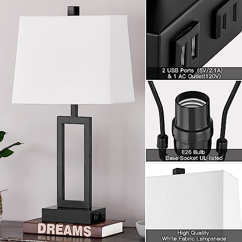 23.5" Touch Control Table Lamps Set of 2 (2 Count)