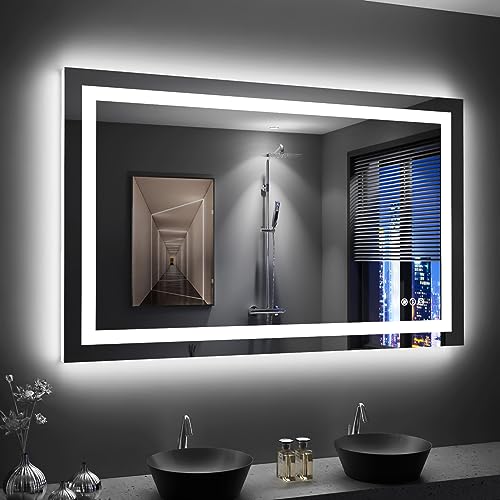 48"X30" LED Bathroom Mirror with Lights