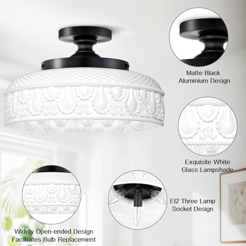 Semi Flush Mount Ceiling Light