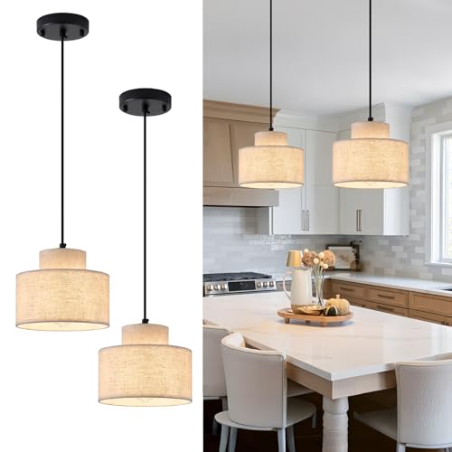 2 Pack Modern Pendant Lights