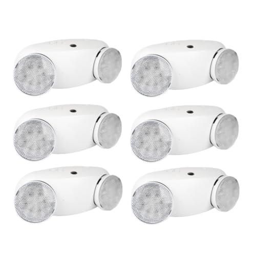 6 Pack Commercial LED Emergency Light