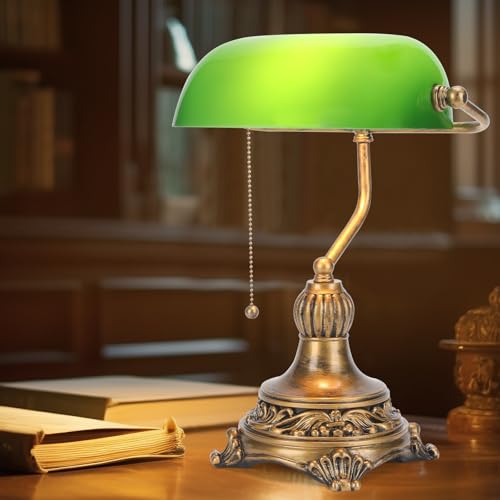 Bankers Lamp with Pull Switch