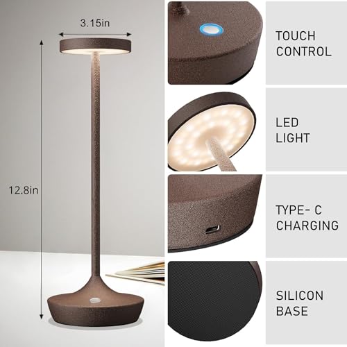 2 Pack Cordless Table Lamps