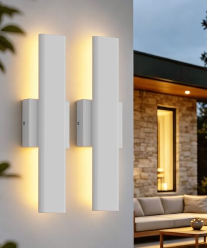 15.7" LED Outdoor Wall Sconce