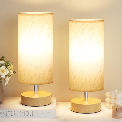 Table Lamps Set of 2 （Cream Shade (2 Count)