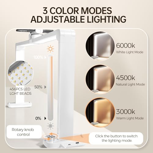 33.5" Foldable Nail Desk Lamp