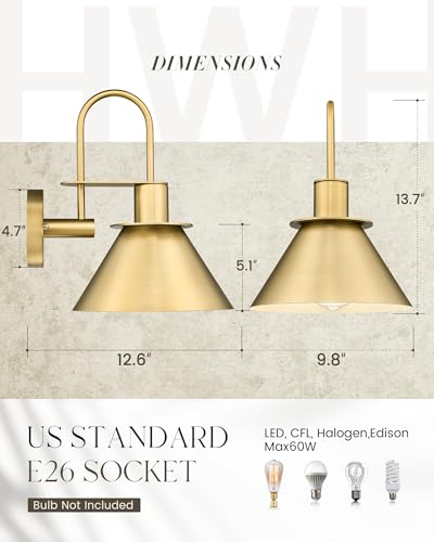 Brass Wall Sconce
