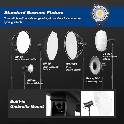2PACK SL100D COB LED Continuous Video Light Kits (2 Count)