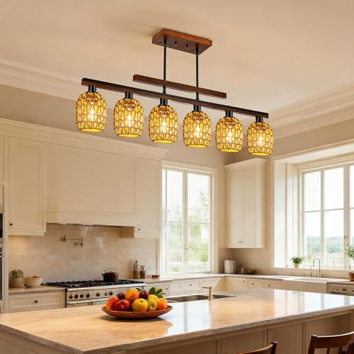 3 Pack Rattan Lamp Shades (3 Count)