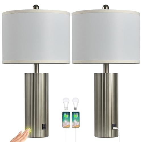 24.5” Table Lamps for Living Room Set of 2 (2 Count)