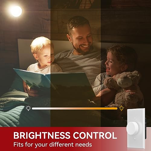 Digital Light Toggle Dimmer Switch for Dimmable LED (4 Count)