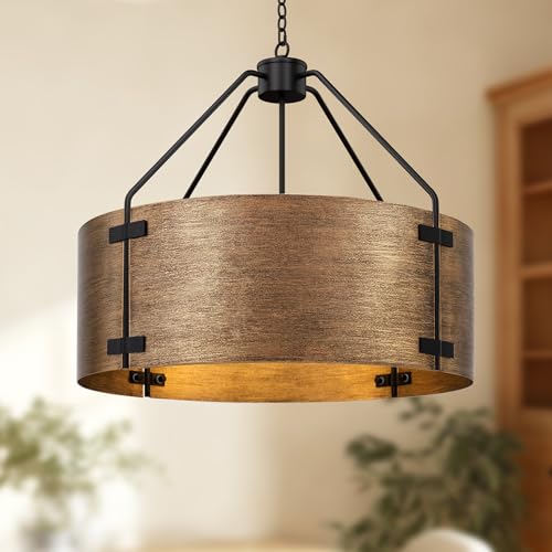 Farmhouse Drum Chandelier